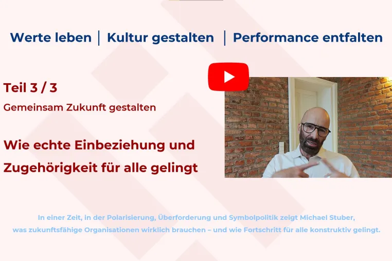 Haltung, Konsistenz und echte Einbeziehung – ein Dreiklang für gemeinsamen Fortschritt ohne Spaltung Bild: Haltung, Konsistenz und echte Einbeziehung – ein Dreiklang für gemeinsamen Fortschritt ohne Spaltung