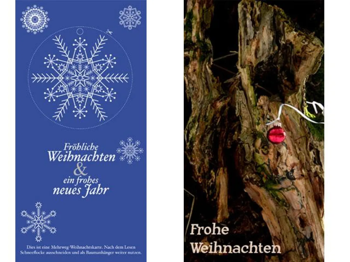 Noch ist Zeit: Nachhaltige Weihnachtskarten für Unternehmen