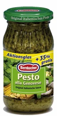 Bild: Feines Bernbacher Pesto im 190g Aktionsglas