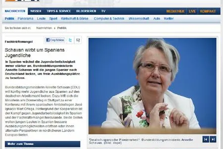 Bild: "Schule sorglos" macht Bildungsministerin ein unmoralisches Angebot