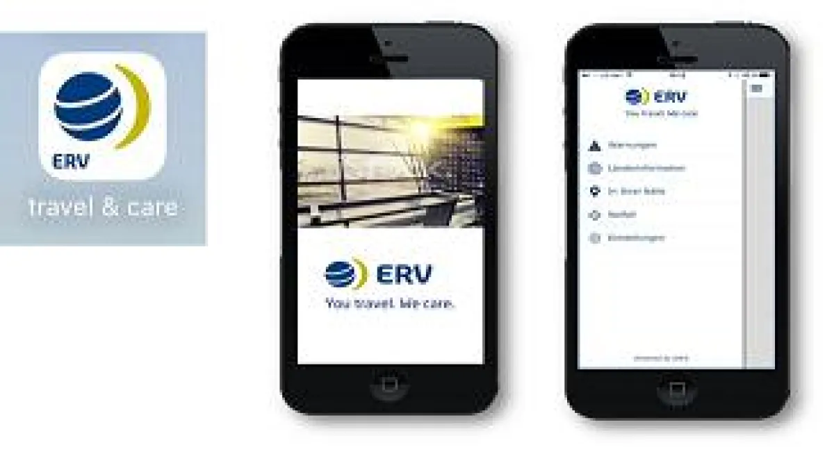 Sicherheits-App „ERV travel & care“