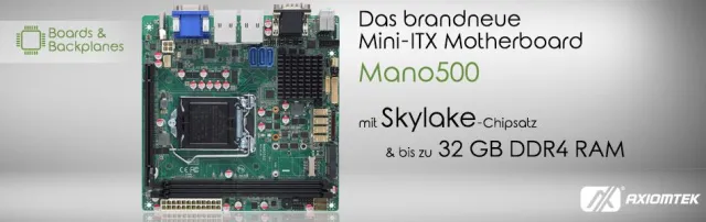 Bild: Das MANO500 – Leistungssteigerung mit Intel® Core™ Prozessoren der 6. Generation (Skylake)