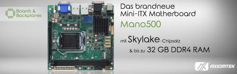 Das MANO500 – Leistungssteigerung mit Intel® Core™ Prozessoren der 6. Generation (Skylake) Bild: Das MANO500 – Leistungssteigerung mit Intel® Core™ Prozessoren der 6. Generation (Skylake)