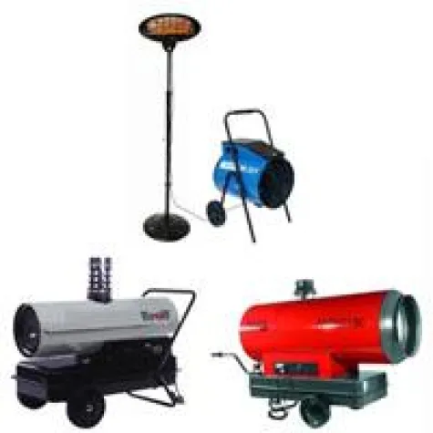 Heizgeräte für Baustellen und zu kühle Arbeitsplätze Bild: Heizgeräte für Baustellen und zu kühle Arbeitsplätze