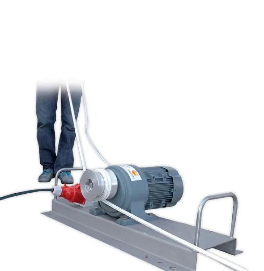 Eine Kabelwinde spart Kraft, Zeit und Energie