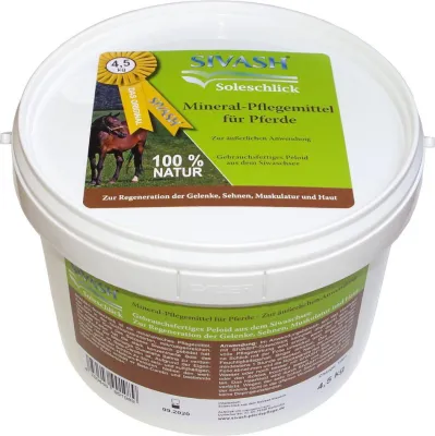 SIVASH®-Soleschlick Mineral-Pflegemittel für Pferde zur äußerlichen Anwendung Bild: SIVASH®-Soleschlick Mineral-Pflegemittel für Pferde zur äußerlichen Anwendung