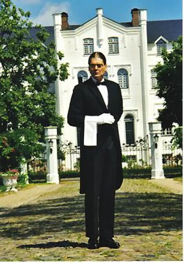 Butler Johann in Aktion