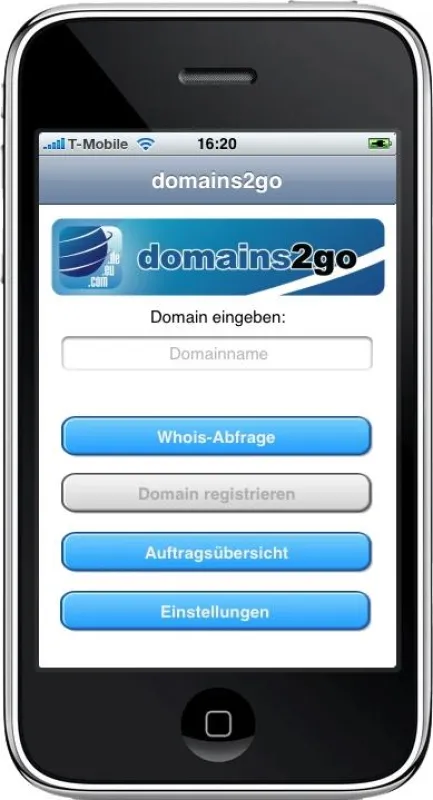 InterNetWire stellt weltneue iPhone-Anwendung zum Registrieren von Domains bereit.