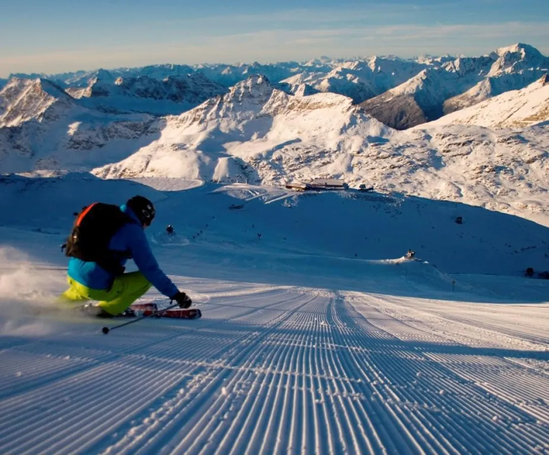 Die Saison im Skigebiet Mölltaler Gletscher ist ab sofort eröffnet. (Que