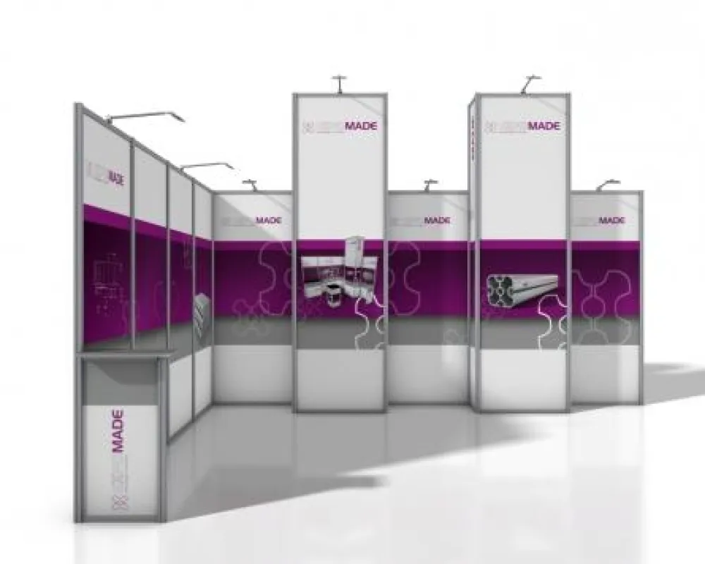 EXPOMADE Messesystem für die Köln Marathon Expo