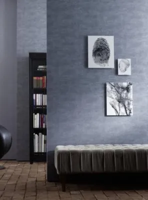 Bild: Statt am „Tatort“ an der heimischen Wand: der Fingerabdruck als Tapetenkunst