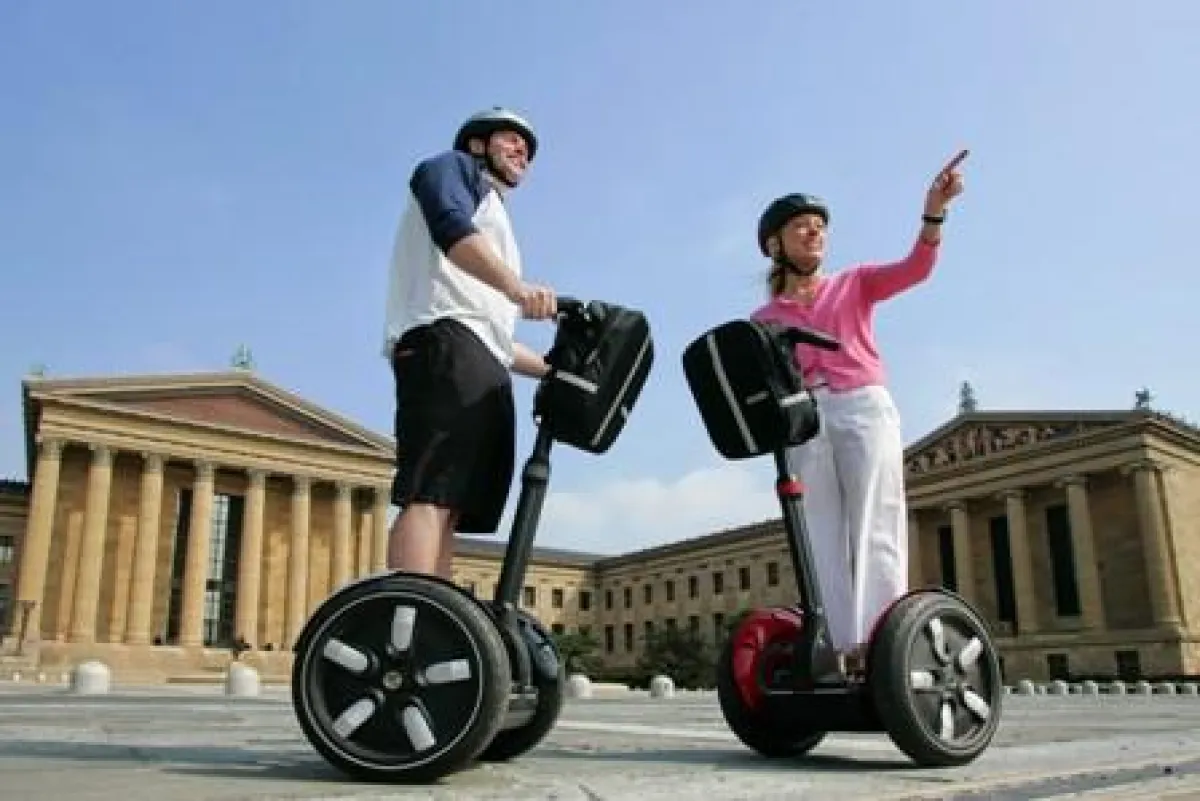 Der letzte Trend in Sachen Fortbewegung: Per Segway zu den Touristenspots von Philadelphia, z.B. zum Museum of Art.