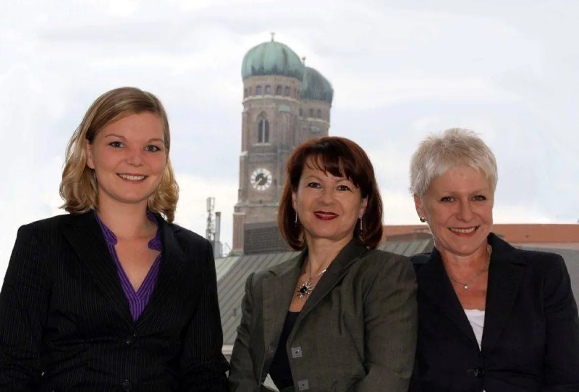Das Team vom Rindermarkt (v.l.n.r.): Theresa Stöllner, Elke von Harsdorf, Heide Witte