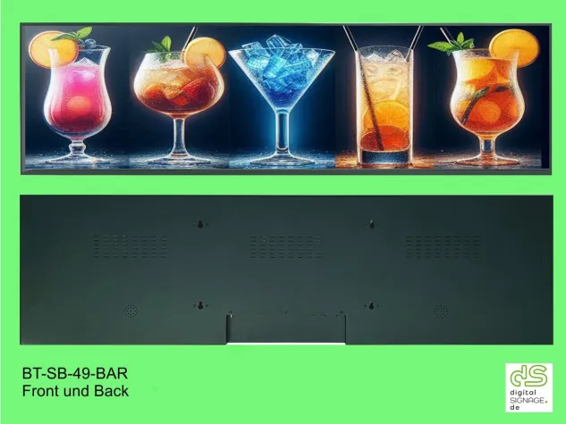 Bild: digitalSIGNAGE.de stellt neue Panorama-Displays vor