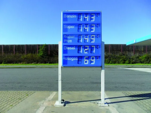 Bild: Neue Autogas-Tankstelle auf der A4 nahe Chemnitz