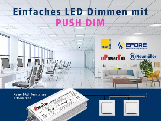 Bild: Einfaches LED Dimmen mit Push-Dim
