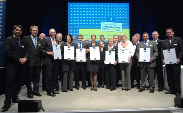 Bild: Deutschlands Kundenchampions 2009 - Fünf DQS-Kunden in den TOP 10