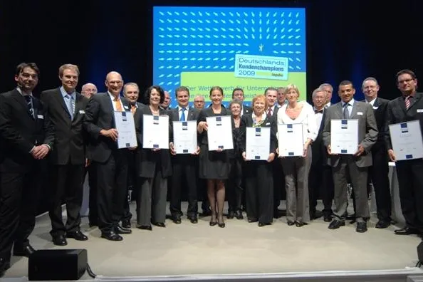 Bild: Deutschlands Kundenchampions 2009 - Fünf DQS-Kunden in den TOP 10