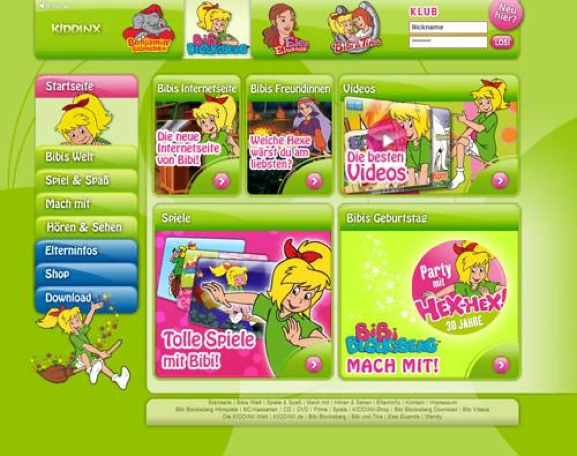 KIDDINX relauncht bibiblocksberg.de mit Elements of Art