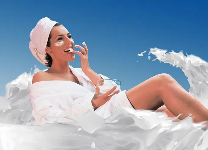 Milch schmeckt nicht nur - sie macht auch schön Bild: Milch schmeckt nicht nur - sie macht auch schön