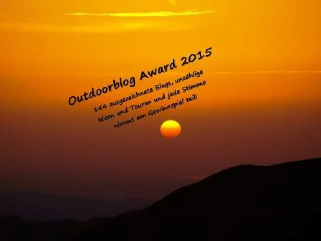 Outdoor Blog Award 2015