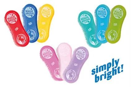 Bild: Kunterbunte Pferdebürstensets von MagicBrush