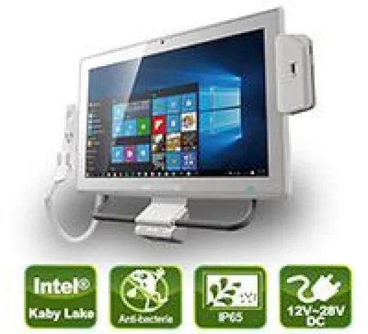 Bild: Medizinischer Panel PC und Monitor in einem