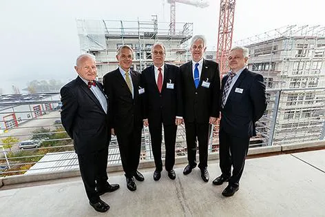 Bild: Baustellenfest des EUROPA-CENTER Hamburg Finkenwerder (Airbus Technologie Park II)