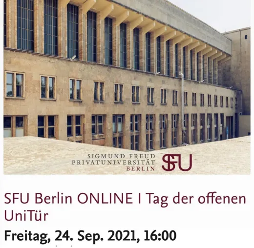 Bild: Tag der offenen Campus Tür ONLINE an der Sigmund Freud PrivatUniversität