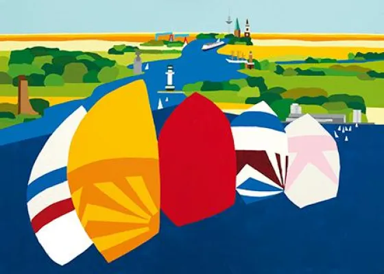 Ausstellung von Franco Costa bei inlingua Kiel Bild: Ausstellung von Franco Costa bei inlingua Kiel