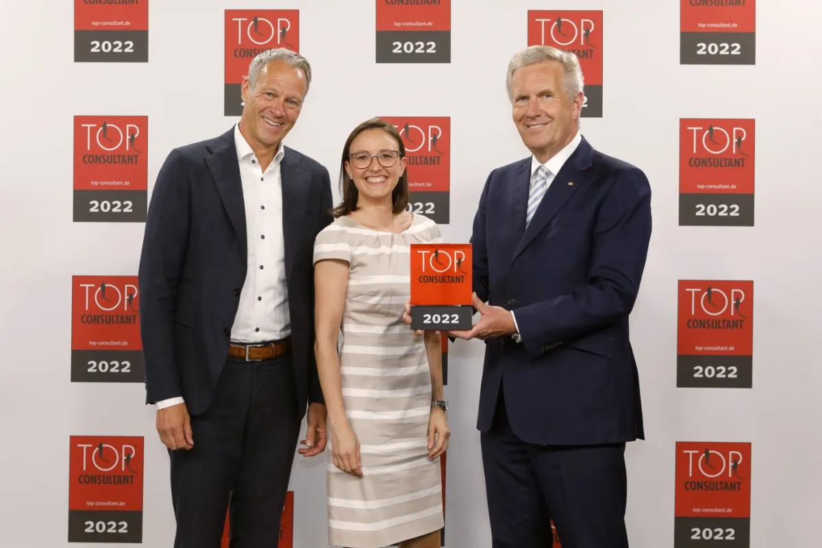 TOP CONSULTANT Preisverleihung 2022 candidus GmbH