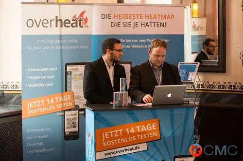 overheat mit Stand auf CMCX in München vertreten Bild: overheat mit Stand auf CMCX in München vertreten