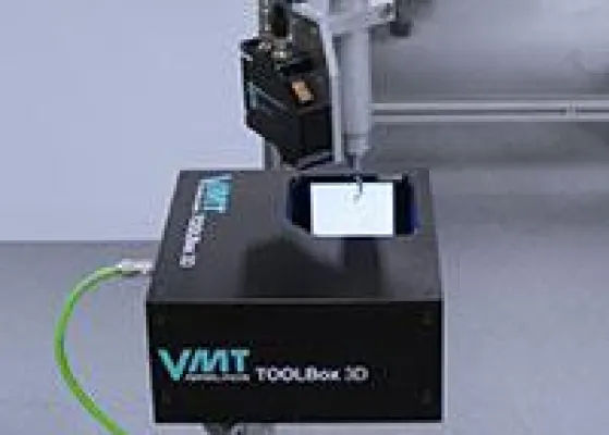 Robotertoolvermessung “out-of-the box” – VMT ToolBox 3D Bild: Robotertoolvermessung “out-of-the box” – VMT ToolBox 3D