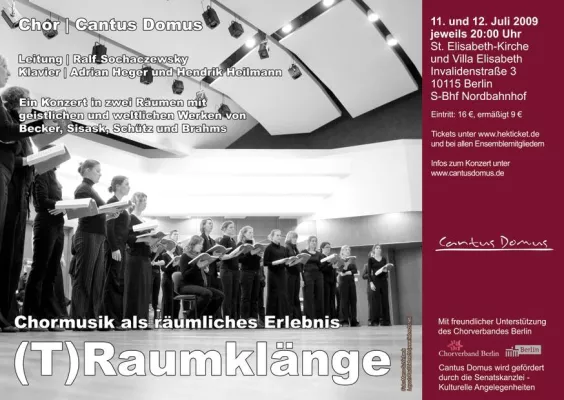 Bild: (T)Raumklänge - Chormusik als räumliches Erlebnis