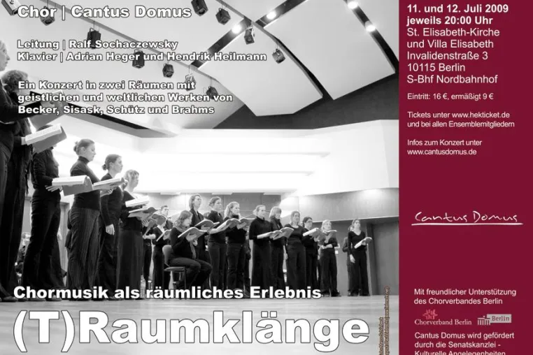 (T)Raumklänge - Chormusik als räumliches Erlebnis Bild: (T)Raumklänge - Chormusik als räumliches Erlebnis
