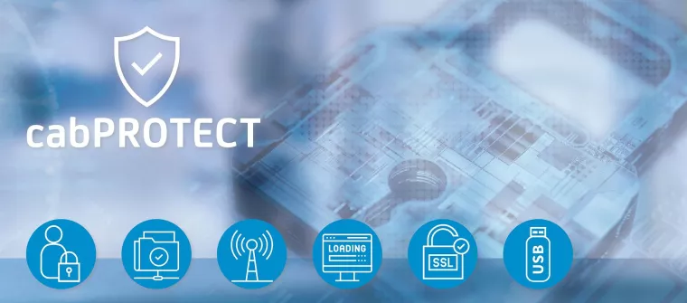 Bild: cabPROTECT: Datensicherheit beim Etikettendruck