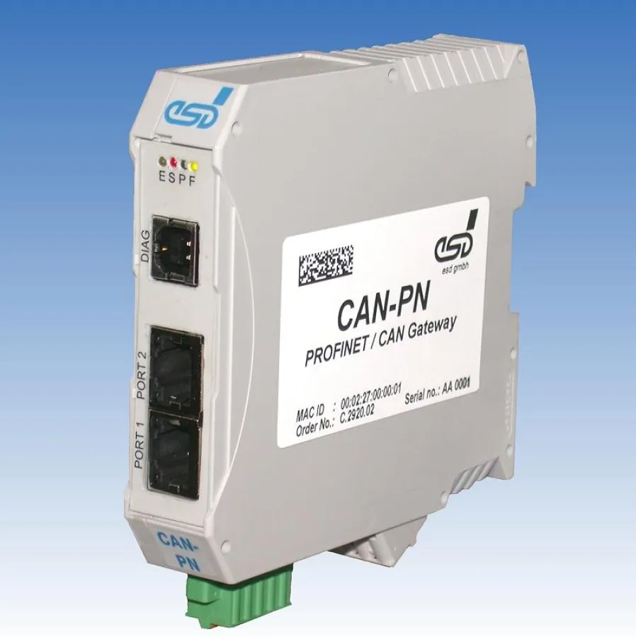 PROFINET-IO/CAN Gateway