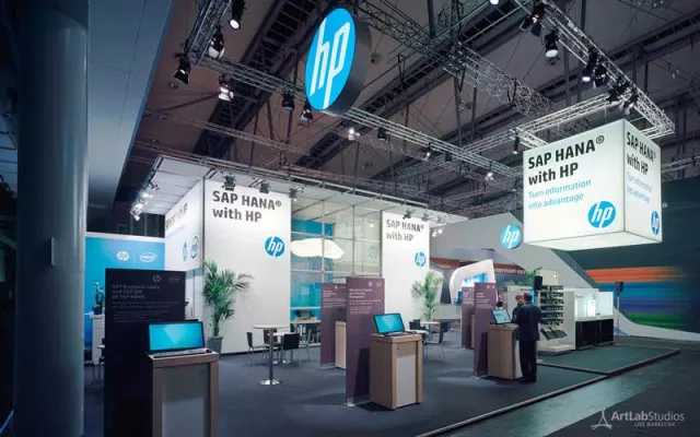 ArtLab Studios kreiert Messekonzept für Hewlett Packard Bild: ArtLab Studios kreiert Messekonzept für Hewlett Packard