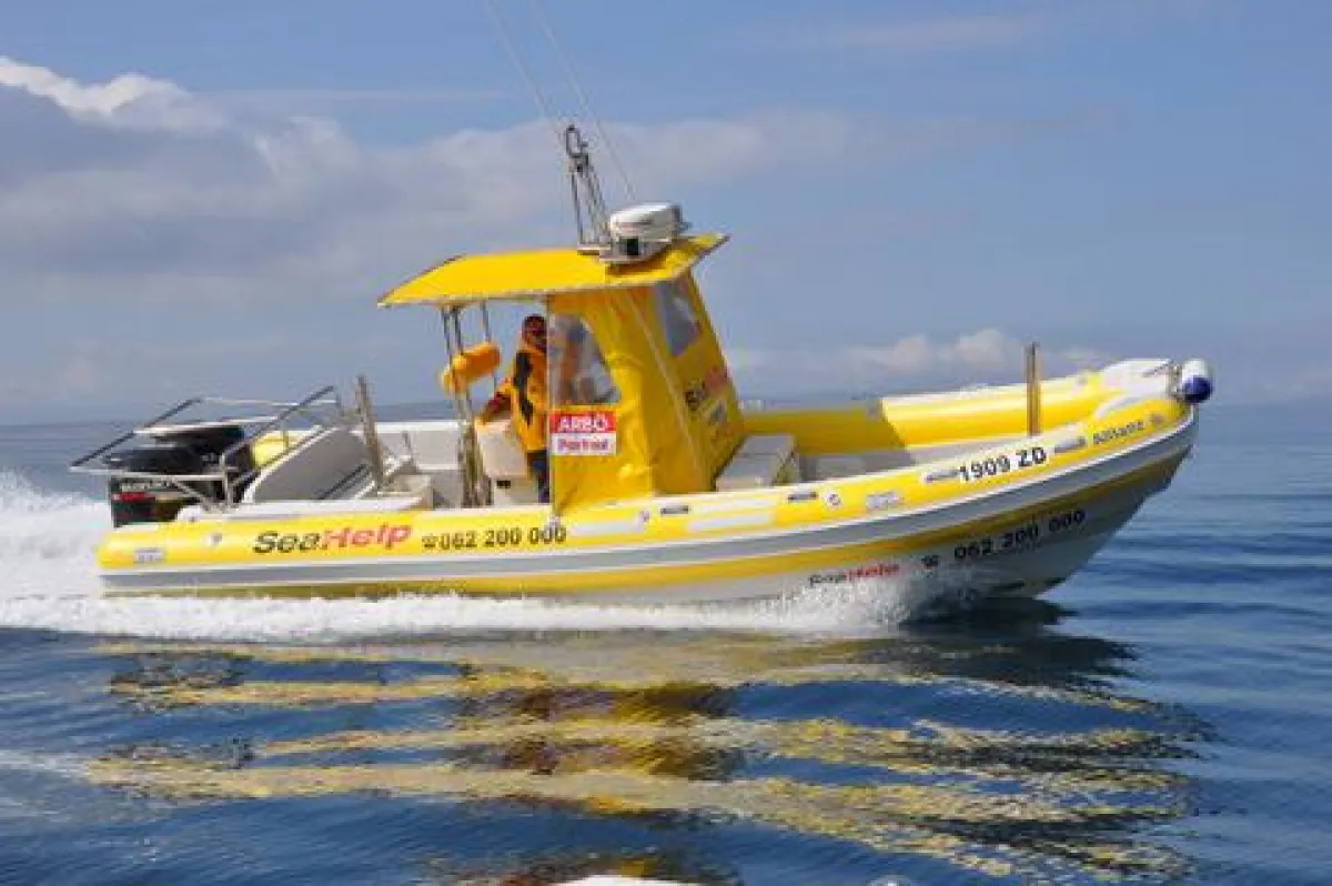 SeaHelp-Boot im Einsatz.