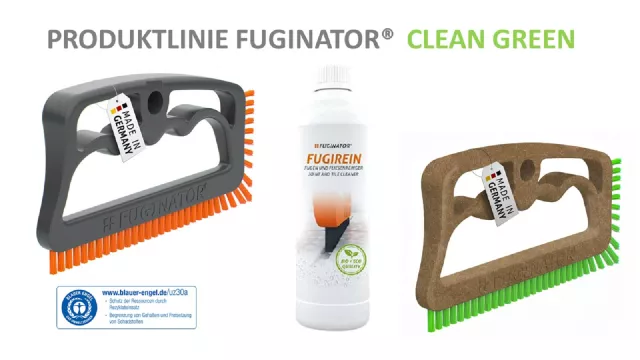 Bild: ++ FUGINATOR® Fugenbürste ++ Produktlinie FUGINATOR® CLEAN GREEN ++