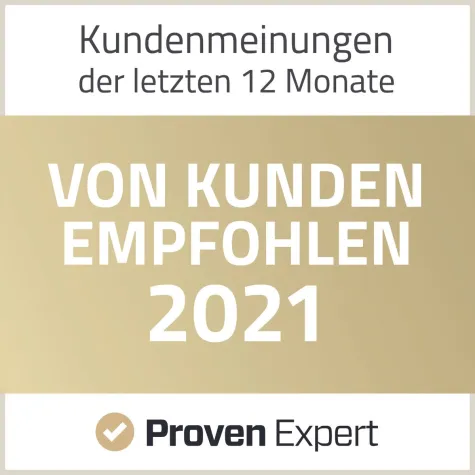 Bild: Personalberatung MEYHEADHUNTER zum dritten Mal von ProvenExpert als „Von Kunden empfohlen 2021“ ausgezeichnet