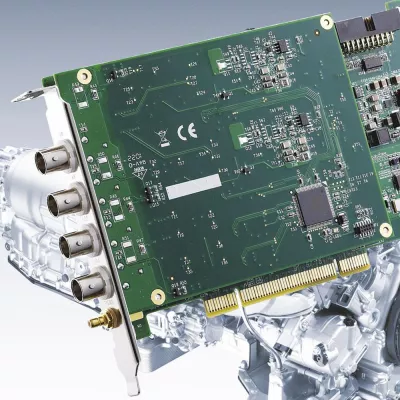 Neue Karte für die Schwingungsanalyse mit 432 kS/s Bild: Neue Karte für die Schwingungsanalyse mit 432 kS/s