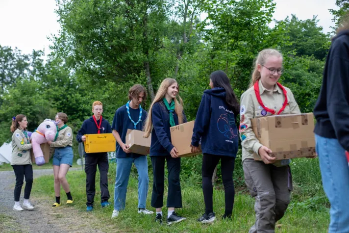 Bild: Neue Räume für aktuelle Themen – Pfadfinder*innen schlagen Lager in Mönchengladbach auf