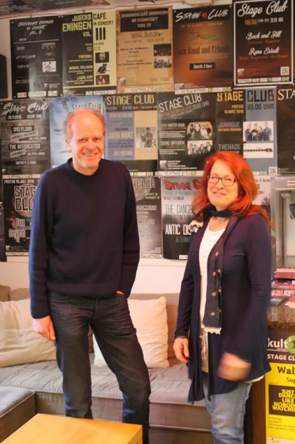 Michael Löcke (li.) freut sich über die Unterstützung für seine wichtige Arbeit im