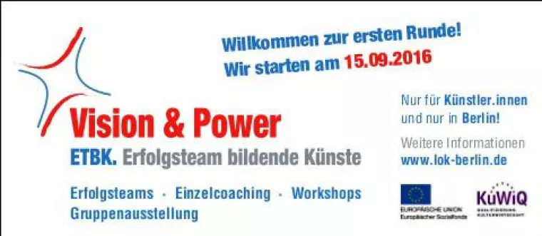 Bild: Vision & Power ETBK. Erfolgsteam bildende Künste