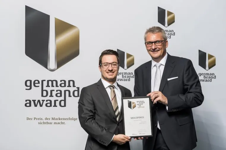 MOCOPINUS ausgezeichnet mit dem German Brand Award 2018 für herausragende Markenführung Bild: MOCOPINUS ausgezeichnet mit dem German Brand Award 2018 für herausragende Markenführung