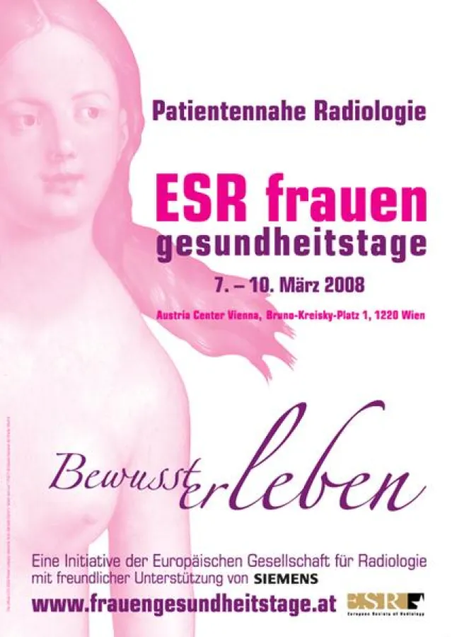 Plakat ESR Frauengesundheitstage 2008