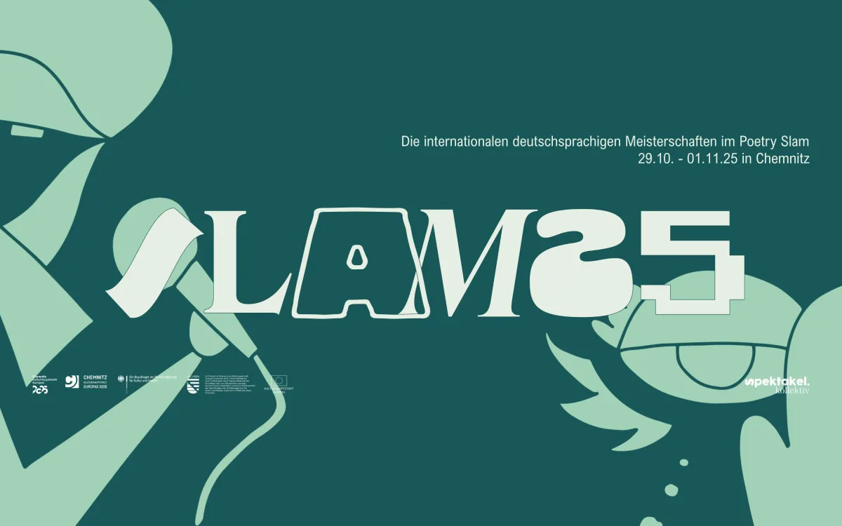 Logo des SLAM25 (© Spektakel Kollektiv Chemnitz e.V.)