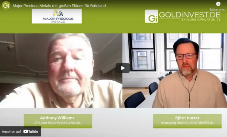 Bild: Major Precious Metals: Große Pläne für Grönland