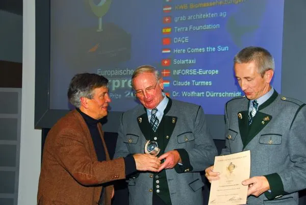 Bild: Europäischer Solarpreis für KWB